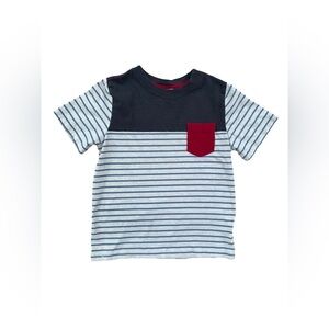 Hanna Andersson Size 130, 8, Striped Pocket Tee